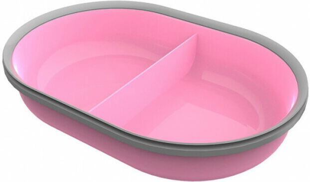Surefeed Écuelle 2 compartiments de 160 ml rose pour distributeur Surefeed Surefeed Écuelle 2 compartiments de 160 ml rose pour distributeur Surefeed