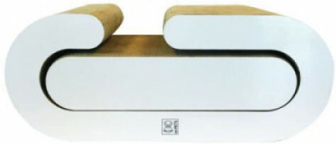 M-Pets Griffoir en carton pour chat avec herbe à chat Atlanta M-Pets M-Pets Griffoir en carton pour chat avec herbe à chat Atlanta M-Pets