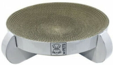 M-Pets Griffoir rond en carton pour chat Cleveland avec herbe à chat M-Pets M-Pets Griffoir rond en carton pour chat Cleveland avec herbe à chat M-Pets