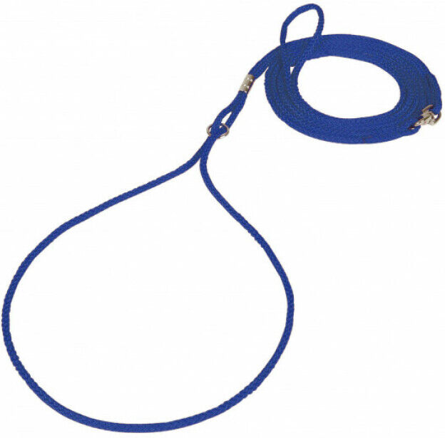 Polytrans Laisse de présentation pour chien T2 bleue ø 5 mm Polytrans Laisse de présentation pour chien T2 bleue ø 5 mm