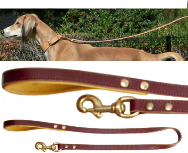 P2D ® Laisse spéciale lévrier 12 mm Marron P2D ® Laisse spéciale lévrier 12 mm Marron