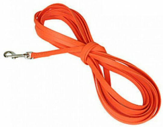 Difac Longe orange fluo en Biothane pour chien 10 m x 12 mm Difac Longe orange fluo en Biothane pour chien 10 m x 12 mm