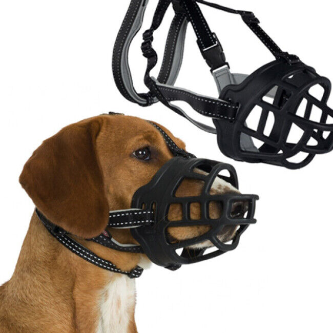 Trixie Muselière Muzzle-Flex pour chien T1 taille S tour museau 19 à 21 cm Trixie Muselière Muzzle-Flex pour chien T1 taille S tour museau 19 à 21 cm