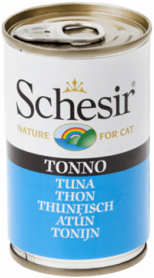 Schesir Pâtée en gelée pour chat Schesir - Boîte 140 g Thon