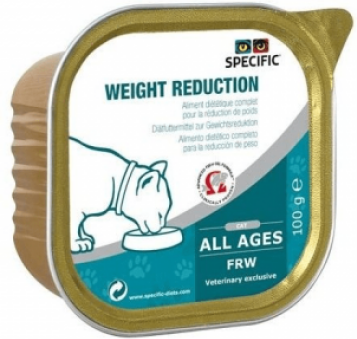 Specific Pâtée pour chat FRW Weight Reduction Specific 7 barquettes de 100 g Specific Pâtée pour chat FRW Weight Reduction Specific 7 barquettes de 100 g