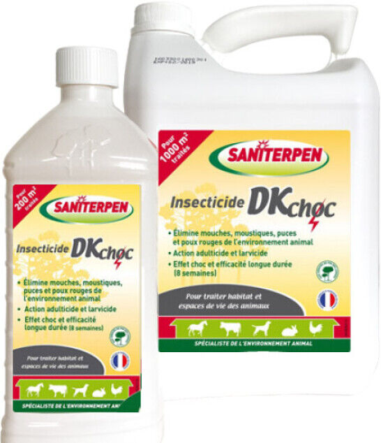 Saniterpen insecticide pour élevage animaux Saniterpen DK Pro 5 litres Saniterpen insecticide pour élevage animaux Saniterpen DK Pro 5 litres