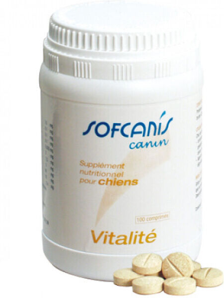 Sofcanis Complément alimentaire pour chien Sofcanis vitalité 100 comprimés Sofcanis Complément alimentaire pour chien Sofcanis vitalité 100 comprimés