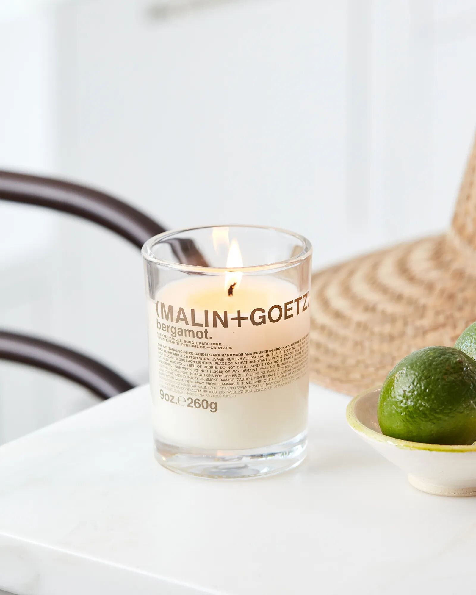 Malin + Goetz Bergamot Candle - 255 gr men Home Fragrance multi en taille:ONE SIZE