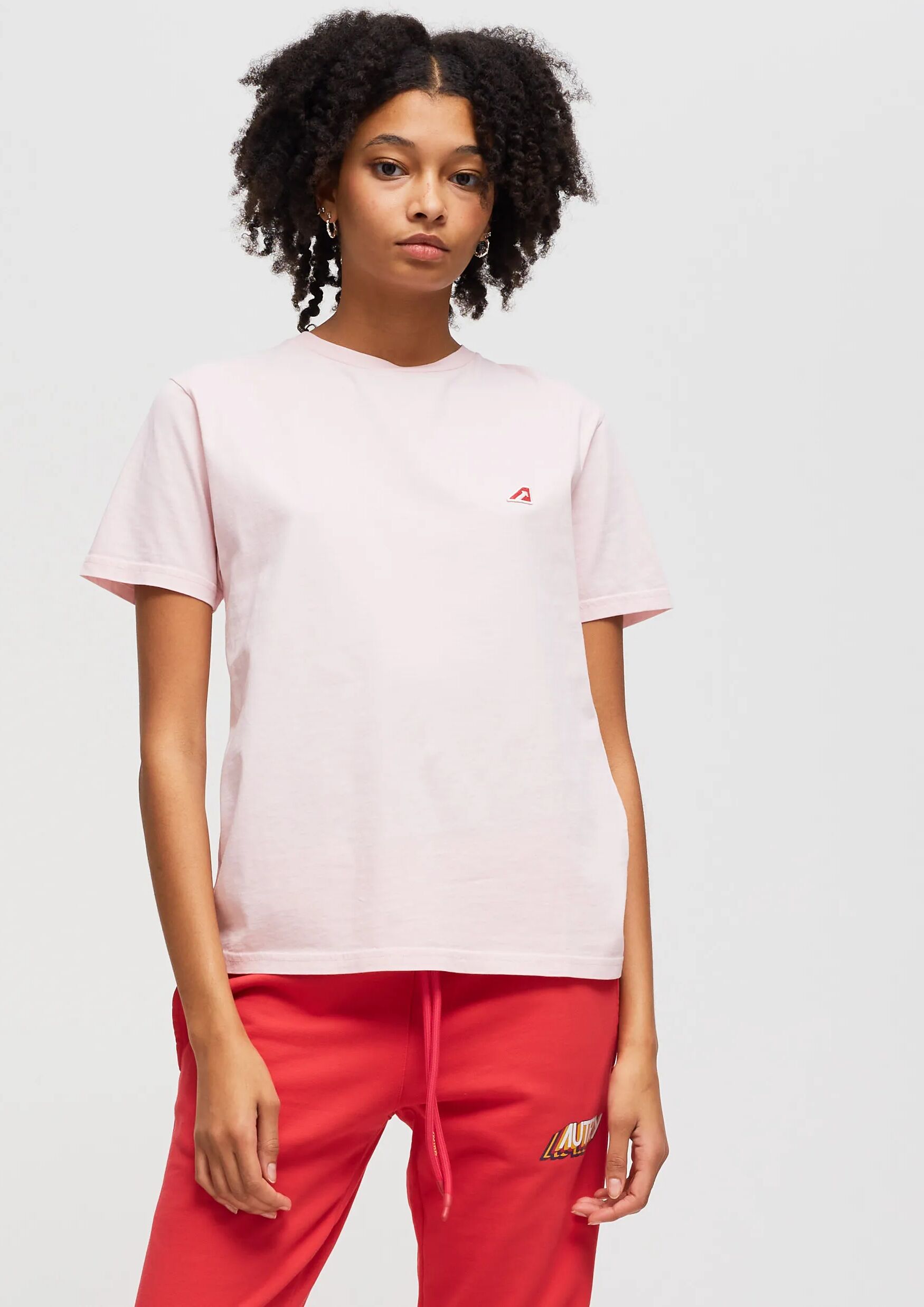 Autry Action Shoes TEE TENNIS WOM women Shortsleeves pink en taille:S