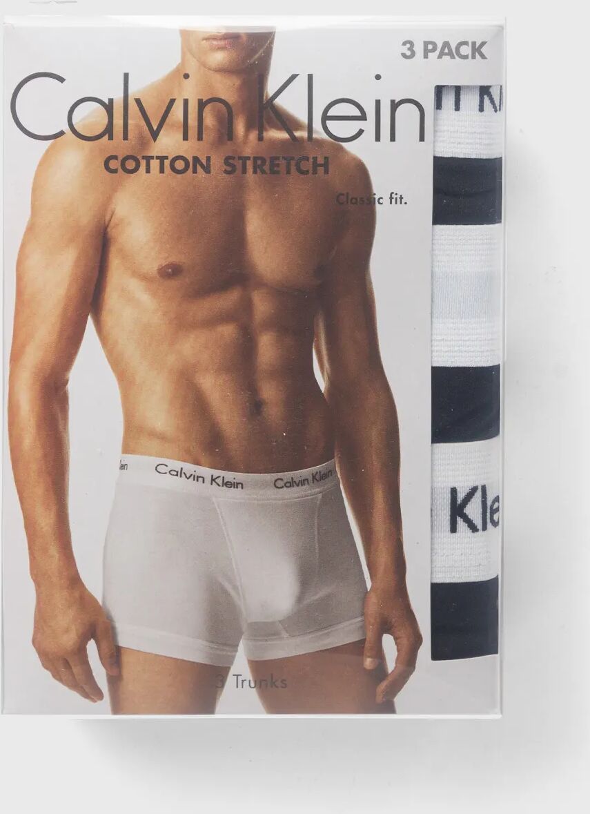 Calvin Klein Underwear COTTON STRETCH TRUNK 3-PACK men Boxers & Briefs black en taille:M