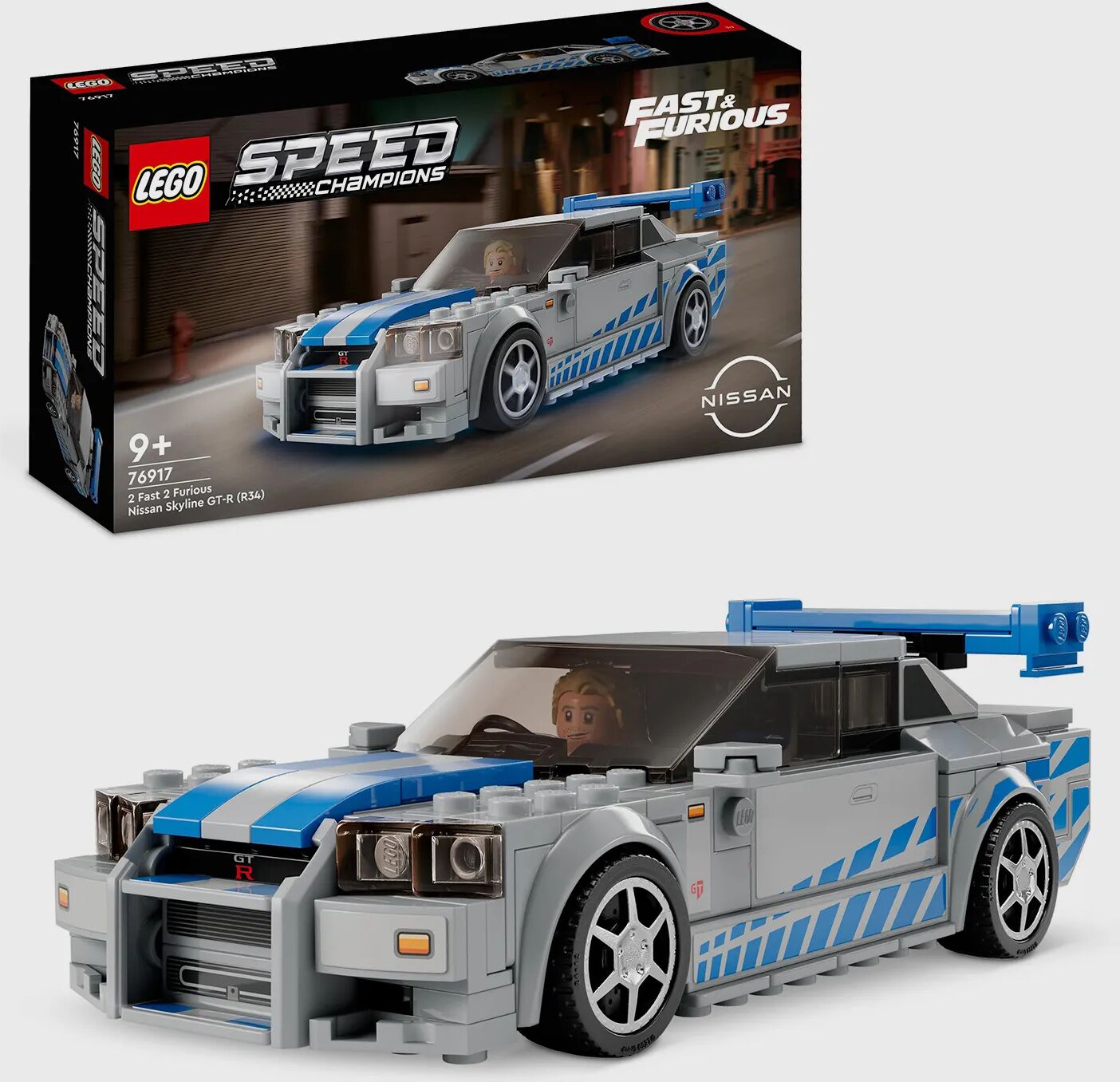 LEGO Fast & Furious – Nissan Skyline GT-R (R34) - 76917  Collectibles & Toys Toys multi en taille:ONE SIZE