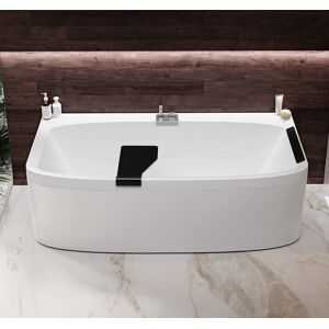 Novellini Baignoire d'hydromassage Divina W Whirlpool 180X80 - Blanc doux - SANS ROBINET -