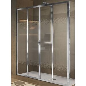 Novellini Lunes 20 2A 130 Cabine de Douche Coulissante Ouverture 2 Portes Centrales Ser