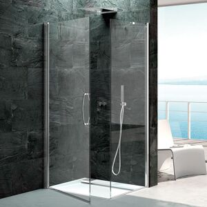 CSA Box Doccia Cabine de Douche Camilla ABL70x90 Porte Battante 70 Cote Fixe 90 Chrome p