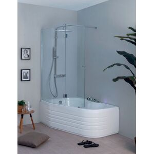 Colacril Bain a remous Whirlpool Wap Box 150x100 en 5 couleurs - AVEC TAPS - Blanc brilla