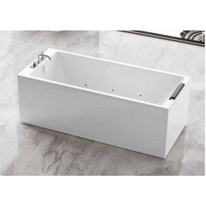 Novellini Stile Natural Air +Hydro Bain à remous  - AVEC TAPS - grain - Blanc doux - 190x9