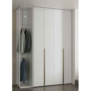 ARTESI Meuble d'entree avec cintre cm 180X50 H.216,20 - Quarzo Opaco - Ardesia - A Sini