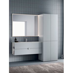 ARTESI Meuble de salle de bain Filo avec colonne pour machine a laver cm 190 Bordeaux