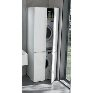 ARTESI Colonne pour lave-linge et seche-linge Petra cm70X70 - Noce Miele