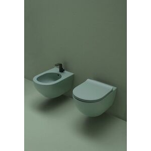 Ceramica Flaminia Toilet App Gosilent suspendu Menthe - Slim avec QKCW05 descente plus lente