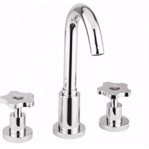 Giulini G.Rubinetteria Robinet pour lavabo 3 trous Gio Crystal - chrome