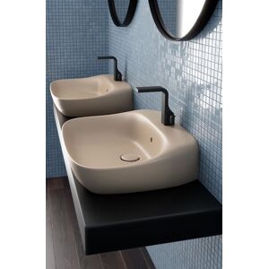 Ceramica Flaminia Lavabo Fluo 70 Argilla - Con 1 Foro Rubinetto