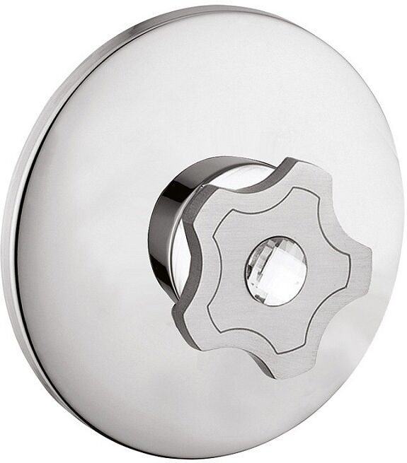 Giulini G.Rubinetteria Mitigeur de douche intégré avec déviateur de cristal Gio - chrome Giulini G.Rubinetteria Mitigeur de douche intégré avec déviateur de cristal Gio - chrome