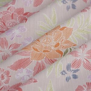 Mondial Tissus MT - coton viscose popeline fleurs multicolores - Tissu - Publicité Mondial Tissus MT - coton viscose popeline fleurs multicolores - Tissu - Publicité