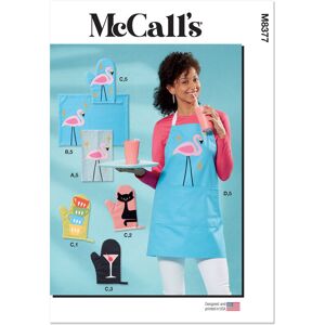 McCalls Patron McCall's 8377 - Tablier et accessoires pour cuisine - McCall's - Mondial Tissus - Publicité McCalls Patron McCall's 8377 - Tablier et accessoires pour cuisine - McCall's - Mondial Tissus - Publicité