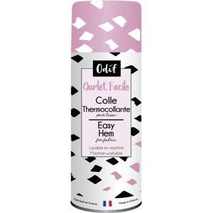ODIF - Colle thermocollante ourlet facile - Spray 125 ml - colle thermocollante pour tissu - Publicité ODIF - Colle thermocollante ourlet facile - Spray 125 ml - colle thermocollante pour tissu - Publicité