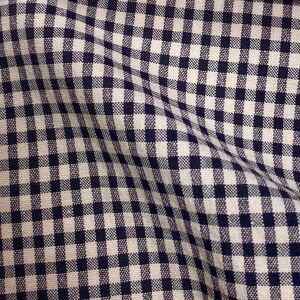 Tissu fil teint petit vichy écru et anthra 2mm recyclé - Mondial Tissus - Publicité Tissu fil teint petit vichy écru et anthra 2mm recyclé - Mondial Tissus - Publicité