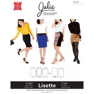 Patron Jalie 3883 Lisette jupe crayon à enfiler pour enfant et adulte - Jalie - Mondial Tissus - Publicité Patron Jalie 3883 Lisette jupe crayon à enfiler pour enfant et adulte - Jalie - Mondial Tissus - Publicité