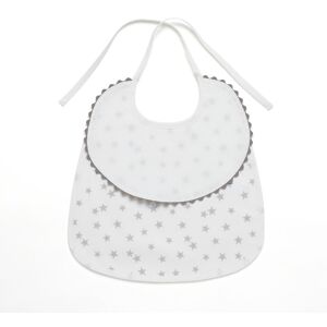 Bavoir 6 mois à broder Etoiles - DMC - Mondial Tissus - Publicité Bavoir 6 mois à broder Etoiles - DMC - Mondial Tissus - Publicité