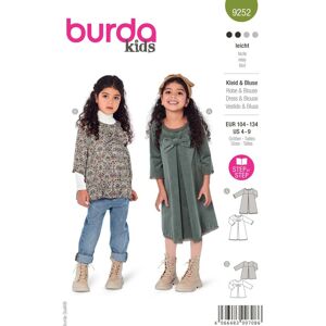 Patron Burda 9252 Kid robe blouse évasée - Burda - Mondial Tissus - Publicité Patron Burda 9252 Kid robe blouse évasée - Burda - Mondial Tissus - Publicité