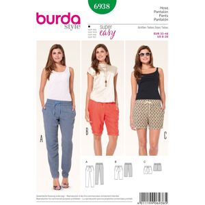 Burda Modèle 6938 - Patron pour pantalons & shorts - Patron de couture - Publicité Burda Modèle 6938 - Patron pour pantalons & shorts - Patron de couture - Publicité