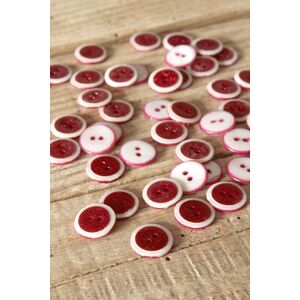 Mondial Tissus - Duo rouge grenade - 12 mm - 5 pcs - Bouton - Publicité Mondial Tissus - Duo rouge grenade - 12 mm - 5 pcs - Bouton - Publicité