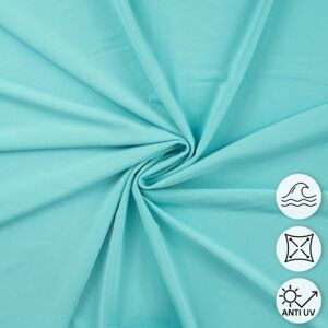 Tissu maillot de bain uni résistant UV et chlore bleu turquoise - Mondial Tissus - Publicité Tissu maillot de bain uni résistant UV et chlore bleu turquoise - Mondial Tissus - Publicité