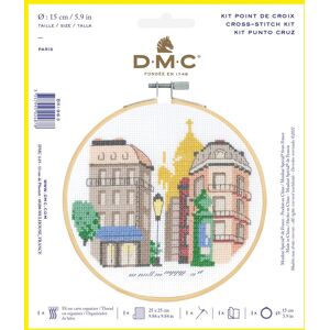 Kit point de croix DMC Paris - DMC - Mondial Tissus - Publicité Kit point de croix DMC Paris - DMC - Mondial Tissus - Publicité
