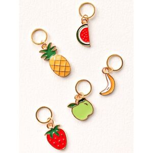 Lot de 5 anneaux marqueurs de maille Fruité - Hello Kim - Hello Kim - Mondial Tissus - Publicité Lot de 5 anneaux marqueurs de maille Fruité - Hello Kim - Hello Kim - Mondial Tissus - Publicité
