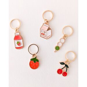 Lot de 5 anneaux marqueurs de maille Gourmandises - Hello Kim - Hello Kim - Mondial Tissus - Publicité Lot de 5 anneaux marqueurs de maille Gourmandises - Hello Kim - Hello Kim - Mondial Tissus - Publicité