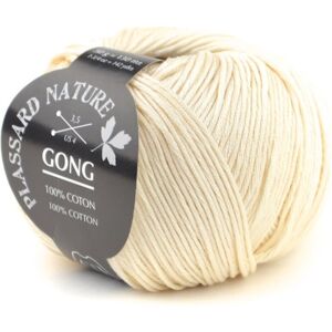 Pelote de fil à tricoter Gong écru 130 m - Plassard - Plassard - Mondial Tissus - Publicité Pelote de fil à tricoter Gong écru 130 m - Plassard - Plassard - Mondial Tissus - Publicité