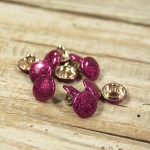 Mondial Tissus - Shiny - Magenta - 10 mm - Button - Publicité Mondial Tissus - Shiny - Magenta - 10 mm - Button - Publicité