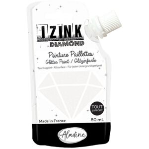 Aladine Peinture à paillettes nacrée blanche - Peinture brillante - Publicité Aladine Peinture à paillettes nacrée blanche - Peinture brillante - Publicité