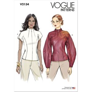 Patron V2134U5 haut entonnoir pour femme du 44 au 52 - Vogue - Vogue - Mondial Tissus - Publicité Patron V2134U5 haut entonnoir pour femme du 44 au 52 - Vogue - Vogue - Mondial Tissus - Publicité