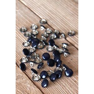 Lot de 5 boutons shiny bleu marine 10 mm - Eglantine et Zoé - Mondial Tissus - Publicité Lot de 5 boutons shiny bleu marine 10 mm - Eglantine et Zoé - Mondial Tissus - Publicité