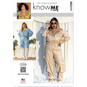 Patron ME2141K5 combinaison pour femme du 36 au 44 - Know Me - Know Me - Mondial Tissus - Publicité Patron ME2141K5 combinaison pour femme du 36 au 44 - Know Me - Know Me - Mondial Tissus - Publicité