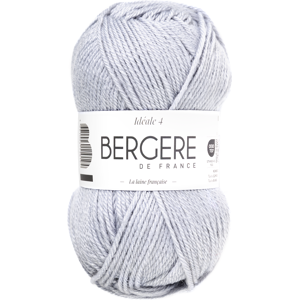 Pelote de fil à tricoter Idéal 4 gris perle - Bergère de France - Bergère de France - Mondial Tissus - Publicité Pelote de fil à tricoter Idéal 4 gris perle - Bergère de France - Bergère de France - Mondial Tissus - Publicité