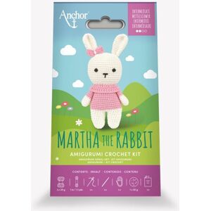Kit crochet small amigurumis Martha le lapin Anchor - DMC - Mondial Tissus - Publicité Kit crochet small amigurumis Martha le lapin Anchor - DMC - Mondial Tissus - Publicité
