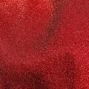Maille jersey fil lurex mousse semi opaque rouge - Mondial Tissus - Publicité Maille jersey fil lurex mousse semi opaque rouge - Mondial Tissus - Publicité