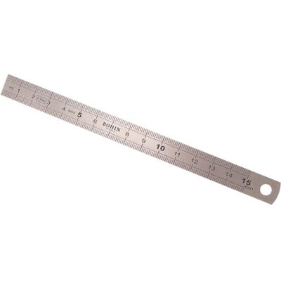 Réglet en métal 15 cm - Bohin - Mondial Tissus - Publicité Réglet en métal 15 cm - Bohin - Mondial Tissus - Publicité
